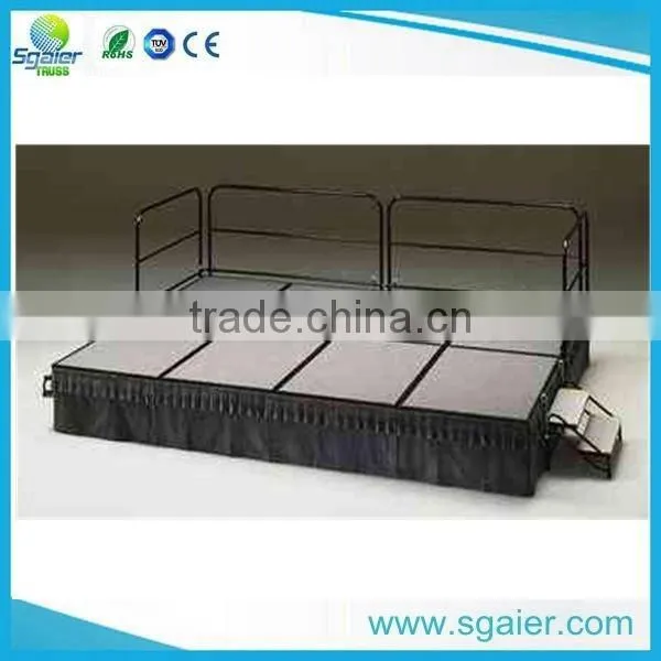 2017 Steel folding stage for hotel wedding stage dancing stage