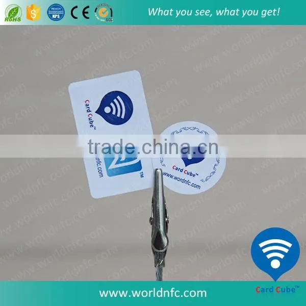 Customized ISO14443A FM11RF08 Adhensive Peel and Stick Label