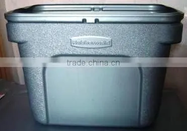 Customized big size plastic bucket/barrel/dustbin