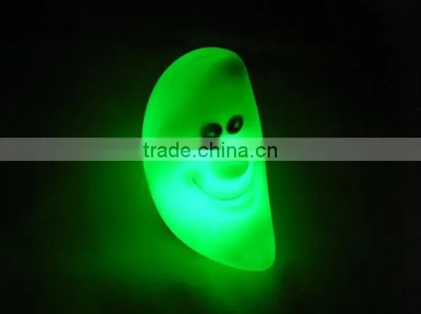 romantic smily moon colorful table lamp little night light