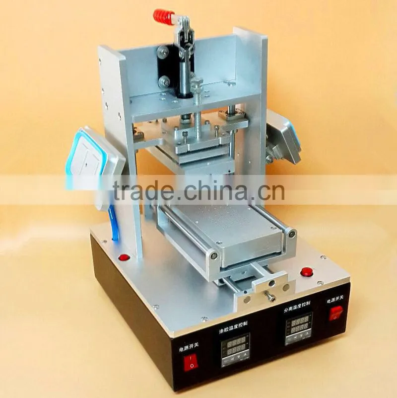 110V-220V bezel middle frame splite for samsung frame laminator for iphone, lcd glue remover vacuum lcd screen separator