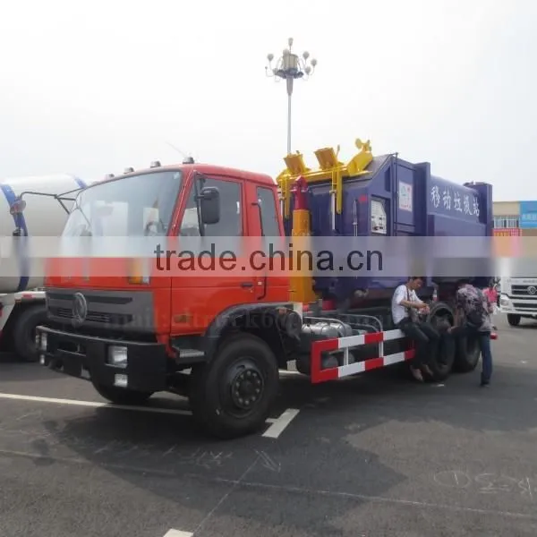 4*2 DONGFENG 10m3 Mobile Garbage Compression Station