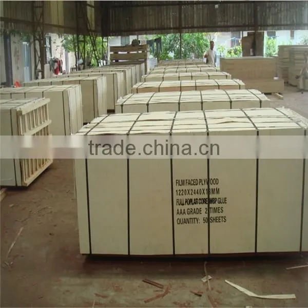Poplar Core, WBP Glue, malaysia commercial plywood Chinese waterproof plywood