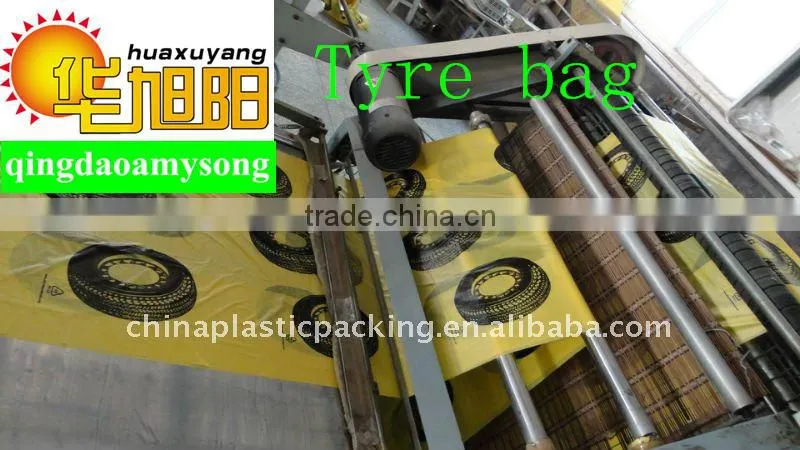 WHOLESALE! printed Plastic Tyre rubbish Bags on roll to protect tyre