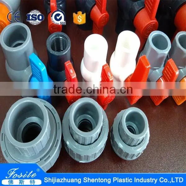 Supply single union cpvc ball valve 1/2"-2" inch