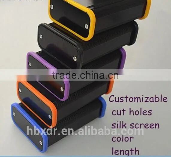 golden anodizing extruded aluminum enclosure for electronic product profiles aluminium for case