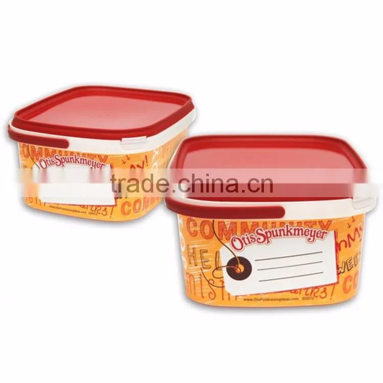 Plastic Container Mould for IML Cookie Container, Plastic Container Lid