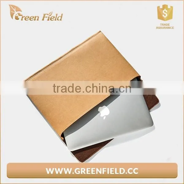 washable kraft paper mens business custom computer laptop bag