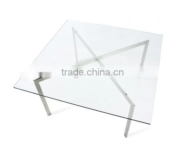 Barcelona coffee table glass coffee table