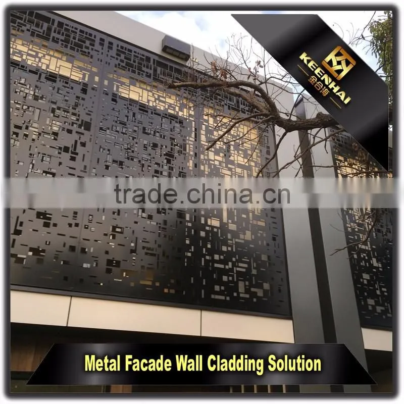 Facade Panel Perforated Aluminium Panel Outdoor Decorative Wall Panel