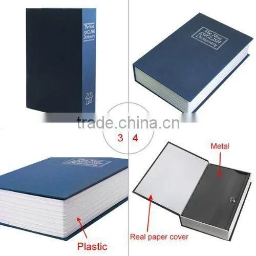 4 Colors Dictionary Book Safe Box Security Diversion