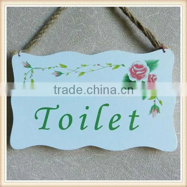Home Decor toilet wooden sign Plaques