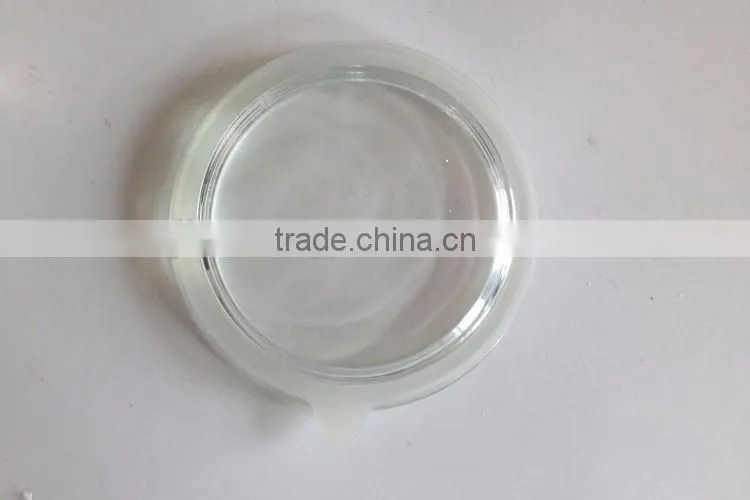125ml 250ml 540ml lock lid glass jars with sealed silicone rubber gasket ring