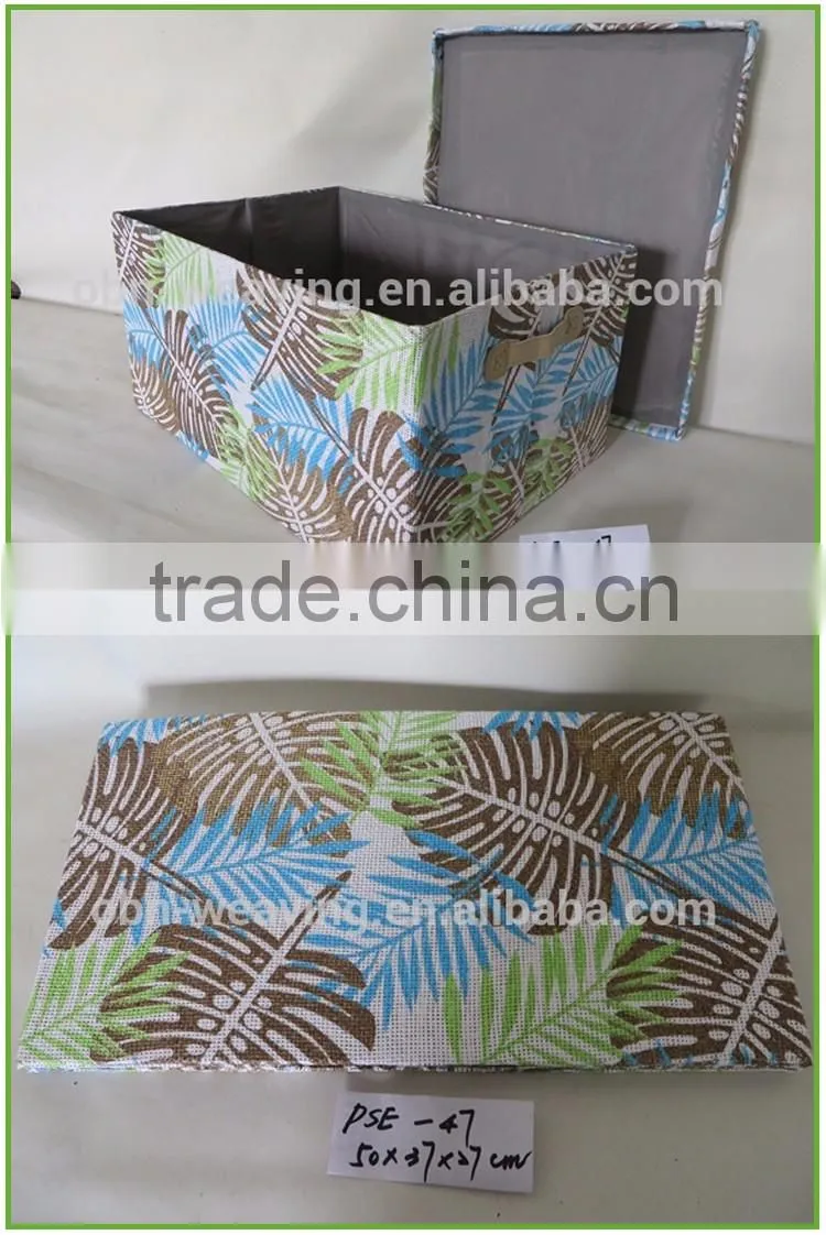 Cheap collapsible foldable fabric basket storage cube basket