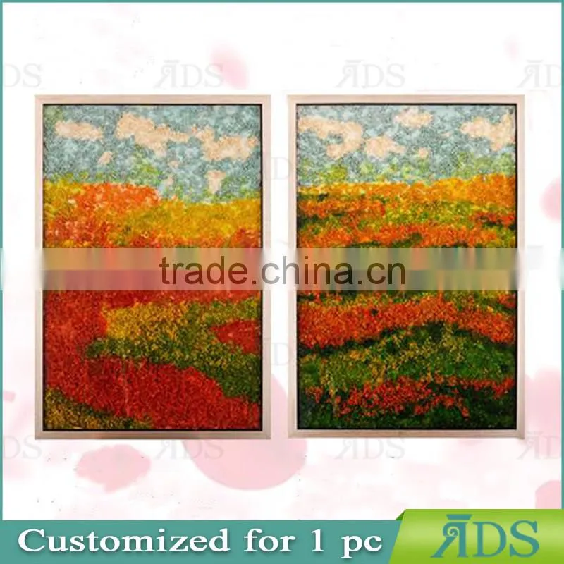 Framed Handmade saw dust shadow box wall art