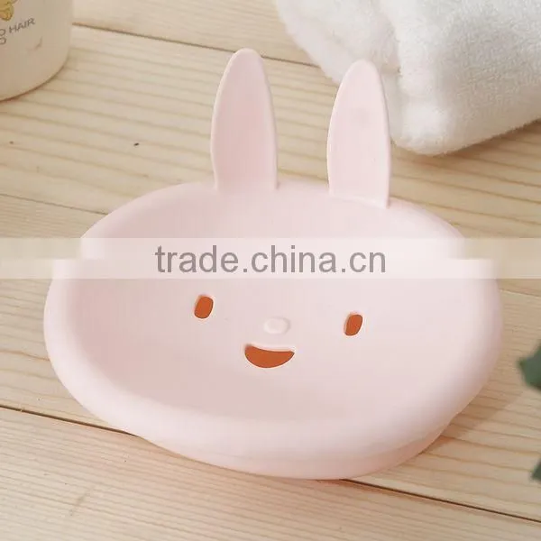 Rabbit sharp plastic soap container