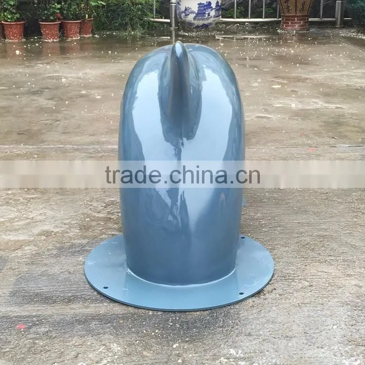 Outdoor fiberglass dolphin statue