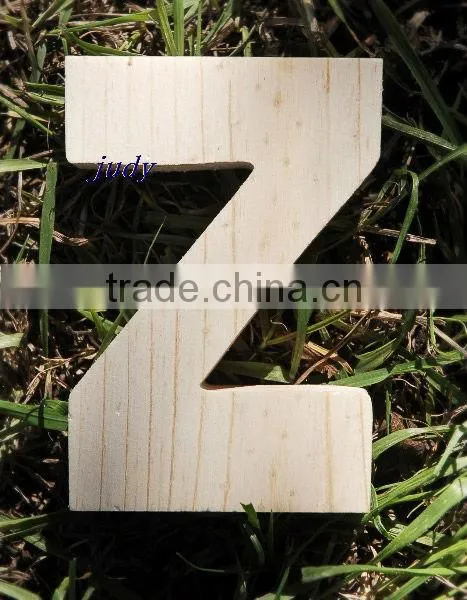 handmade small wooden alphabet letters for crafts