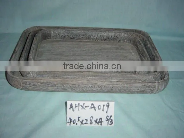 wholesale multi-purpose wooden tray for fruit