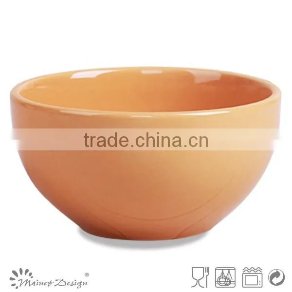 5.5 inch ceramic rice bowl solid green color 13.5cm stoneware cereal bowl