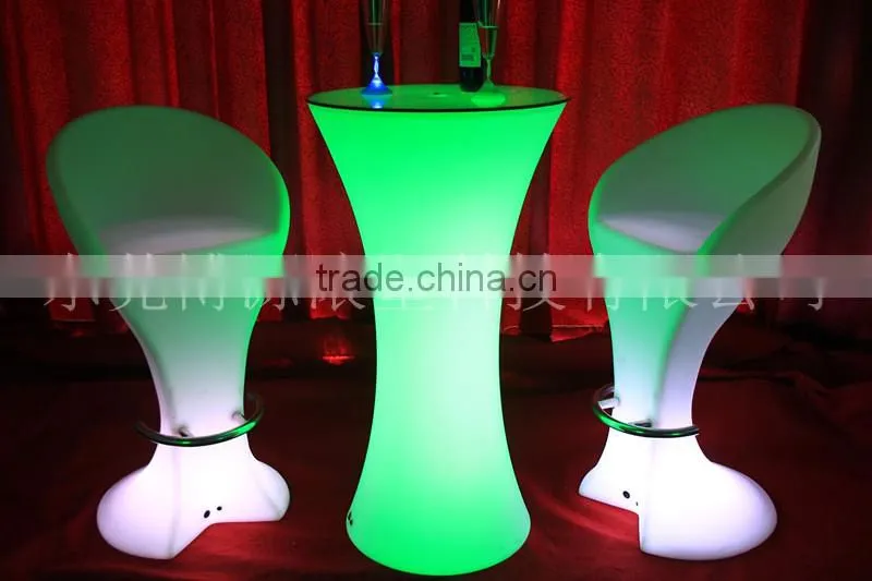 office chair home furniture led light bar table cocktail table, illuminated furniture
