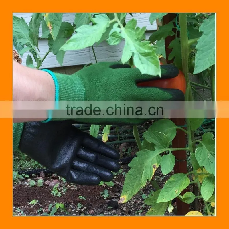 Cool Breathable Bamboo Yard Chores Gloves Summer Gardening Gloves With Anti UV Protection