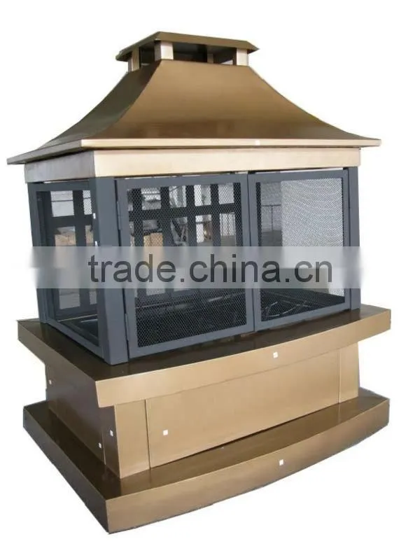Patio Wood Burning Metal Fireplace Heater Bowl