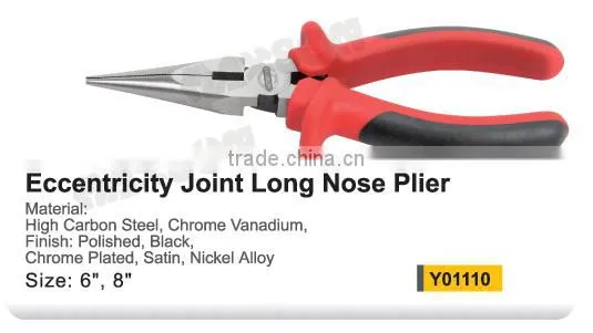 Y01110 6inch 8inch Eccentricity prefessional long nose plier