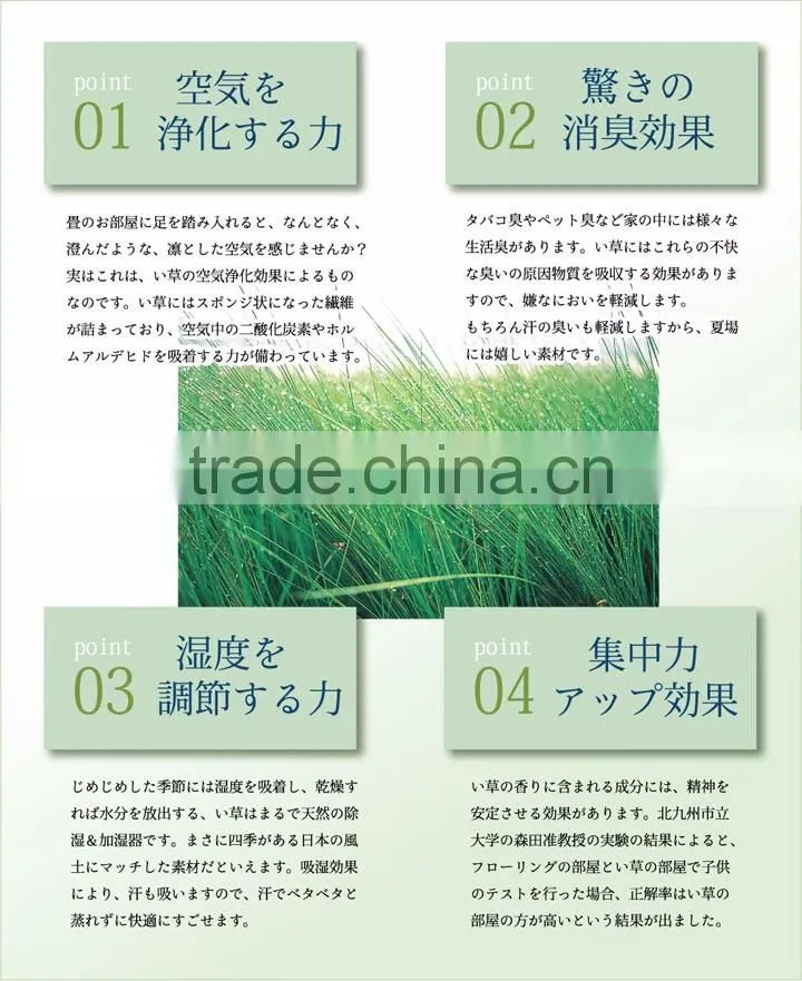 Japanese TATAMI mat made in Japan made of rush grass IGUSA Tatami room