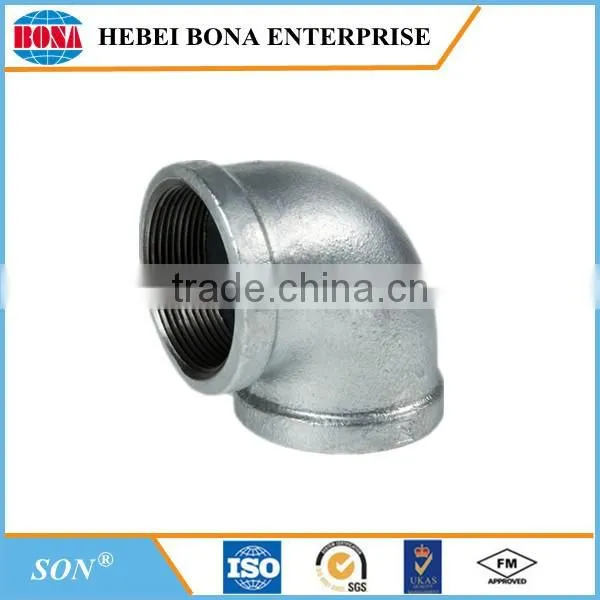Galvanized malleable iron pipe fitting elbow with competitive price