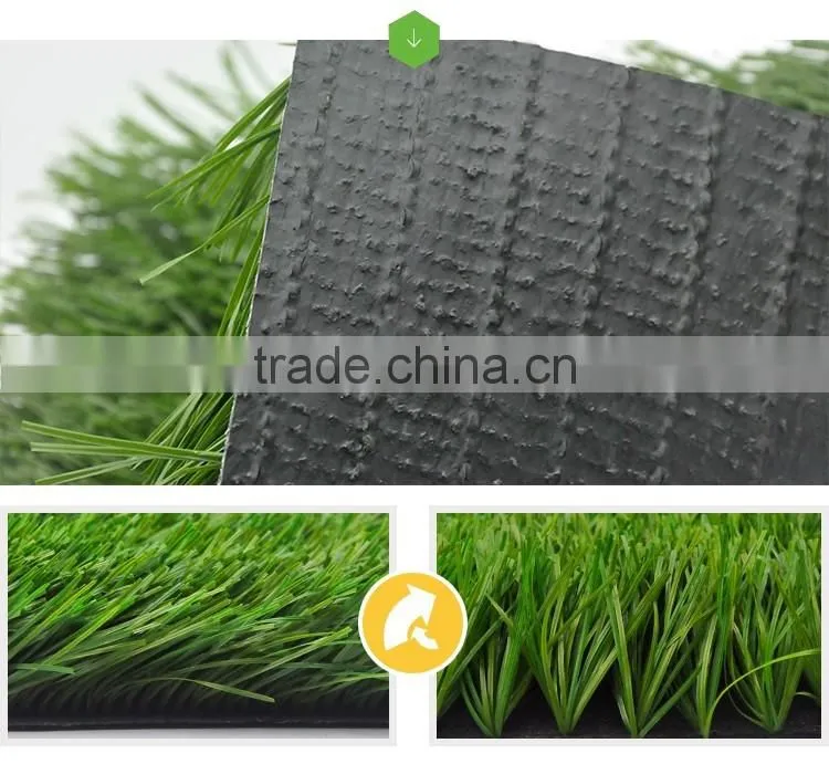 Synthetic ornamental grass for football/soccer field grass