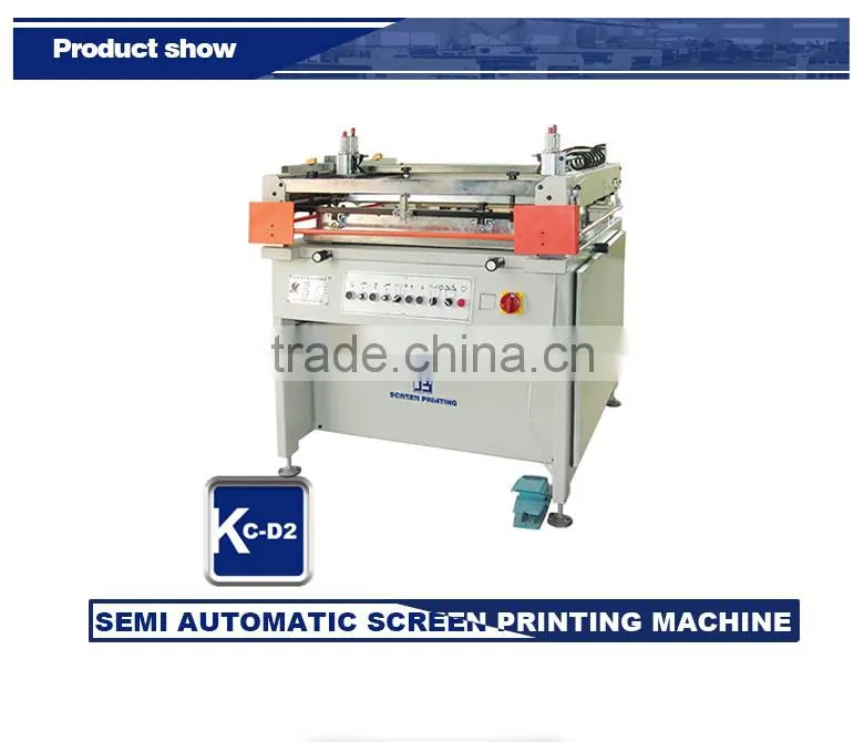semi automatic screen printing machine