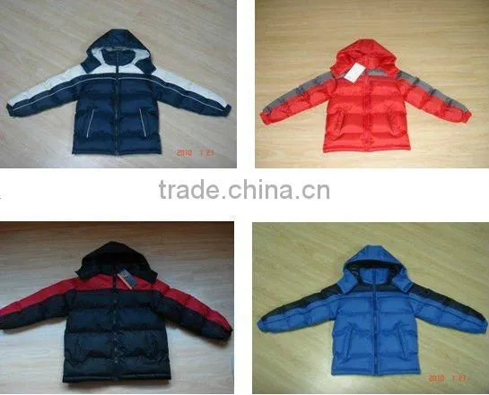 Shake jacket--Boy's filling jacket XY-8506