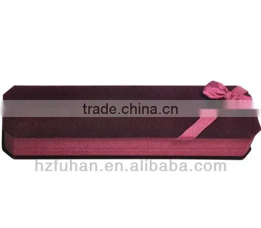 Velvet gift box/necklace packaging box/red velvet gift box
