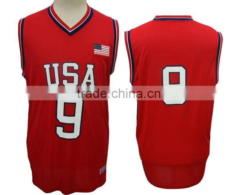 Latest style basketball jersey for 2012 year
