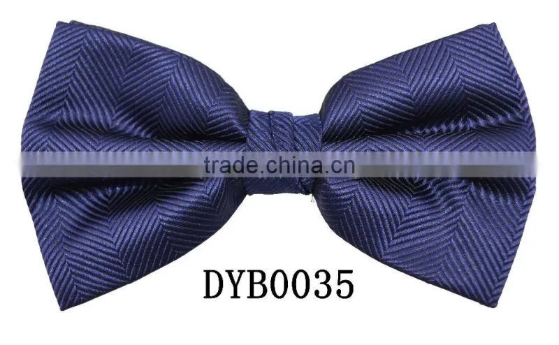 2016 Fashion Classic Color Polyester Jacquard Cheapest Bow Ties