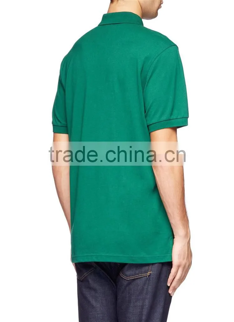 Bulk custom plain green polo shirt for men mint green mens polo shirts