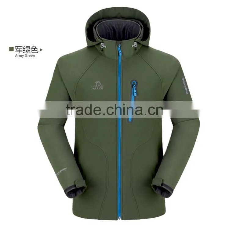 Wholesale OEM Men Sports Outdoor Hunting Jacket Soft Shell Jacket