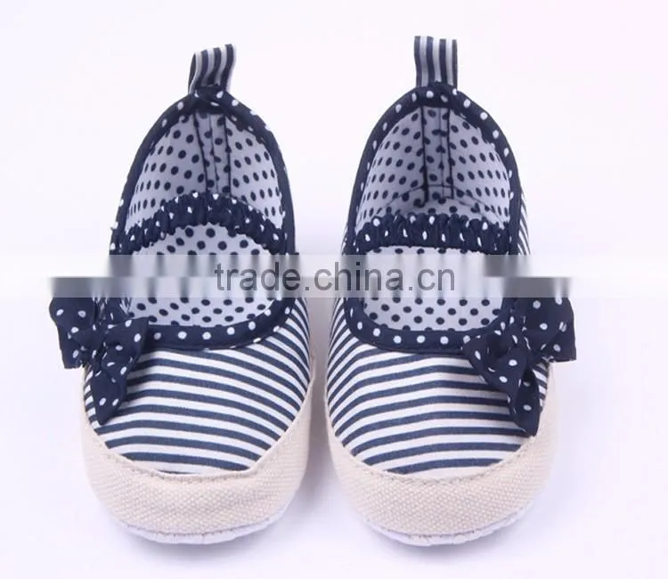 Daily navy style baby girl's first walker shoes