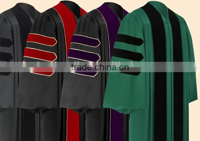 PHD graduation gowns