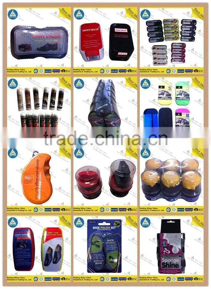 portable shoe polish accessories leather shoe polish sponge
