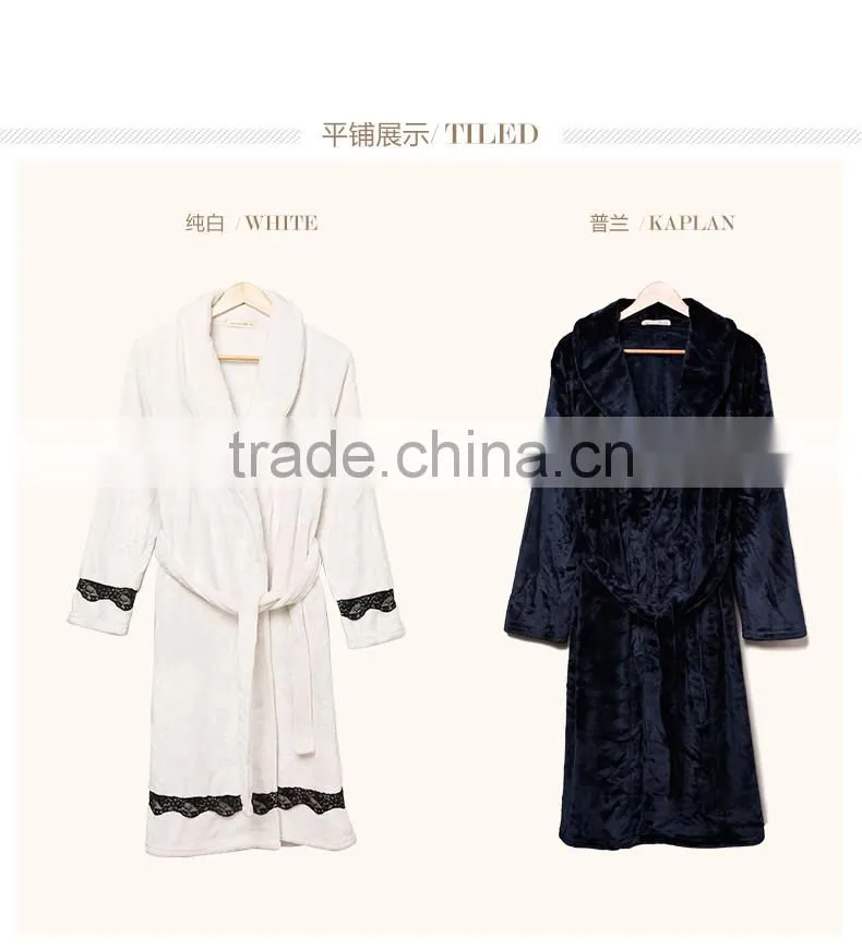 2017 New Deisgn Qianxiu Winter Men Women Wholesale Bathrobe