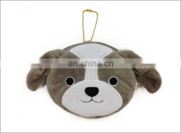 2015 Plush Dog Shape Cute Animal Girl Coin Purse