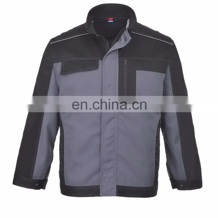 customized polycotton drill Multifunctional pocket good quality work jacket
