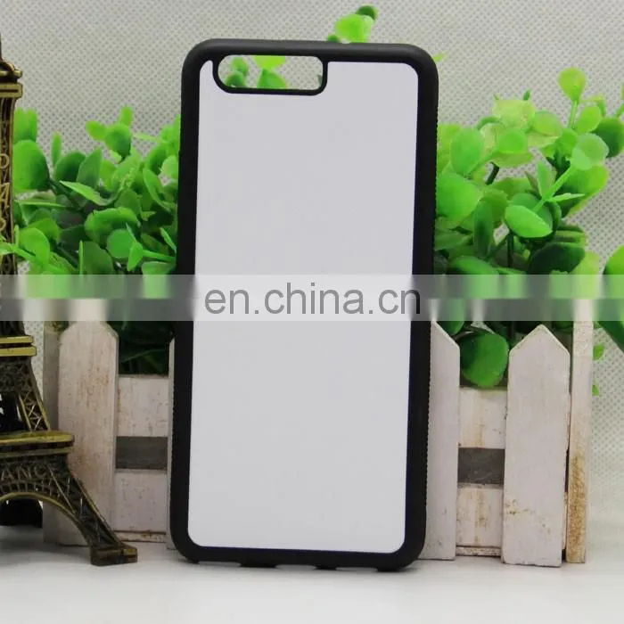 2d sublimation heat transfer PC +TPU silicon blank cell phone case for Prosub-Huawei P10
