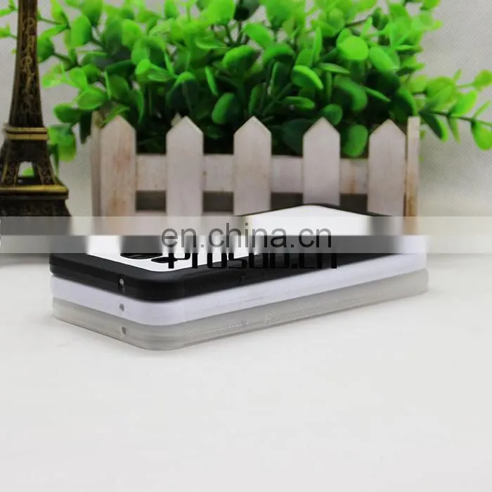 2d sublimation heat transfer PC +TPU silicon blank cell phone case for Prosub-Samsung A8