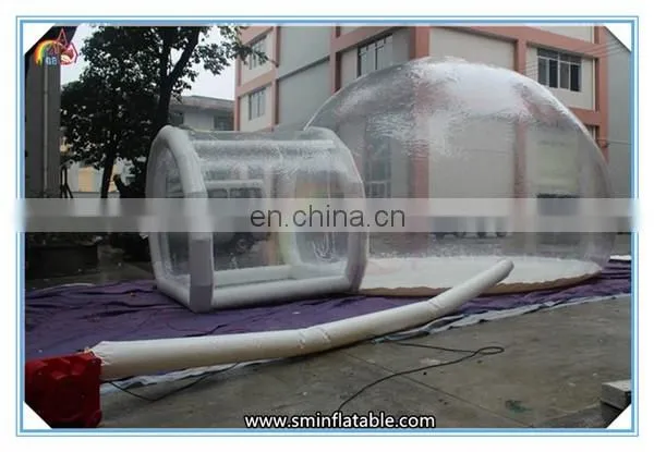 Promotion inflatable transparent tent, inflatable dome tent for outdoor, camping crystal dome from china supplier