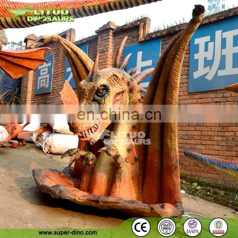 Robotic Life Size Dragon for Amusement