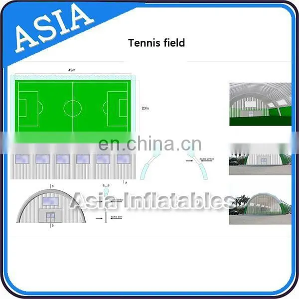 2016 New Degin Inflatable Tennis Court Tent / Inflatable Paintball Tent For Outdoor Sports