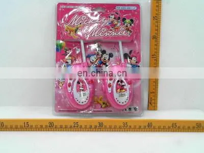 Kids battery operated plastic walkie talkie toy